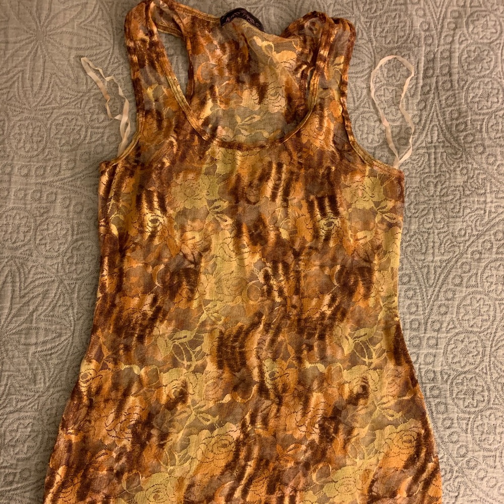 Lace tank top